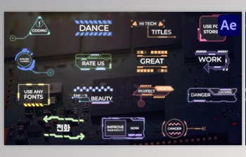 Download Hi Tech <span class='badge badge-warning'>Titles</span> for After Effects (<span class='badge badge-warning'>Videohive</span> 51535014) - AE Project