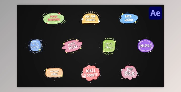 Download Colorful Titles (Videohive 51547772) - AE Project