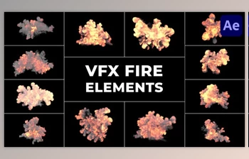 Download VFX Fire Elements for After <span class='badge badge-warning'>Effects</span> (Videohive 51546933) - AE Project
