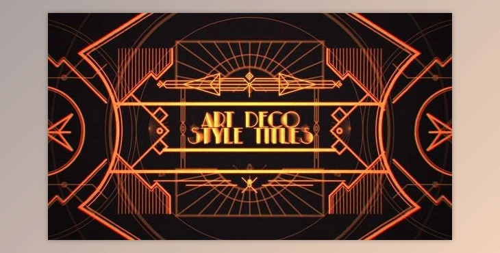 Download Art Deco Style Titles (Videohive 51519437) - AE Project