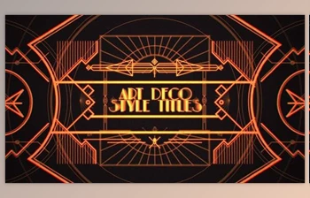Download Art Deco <span class='badge badge-warning'>Style</span> Titles (Videohive 51519437) - AE Project