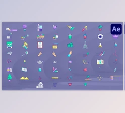 Download Miscellaneous Icons for After Effects (Videohive 50928581) - AE Project
