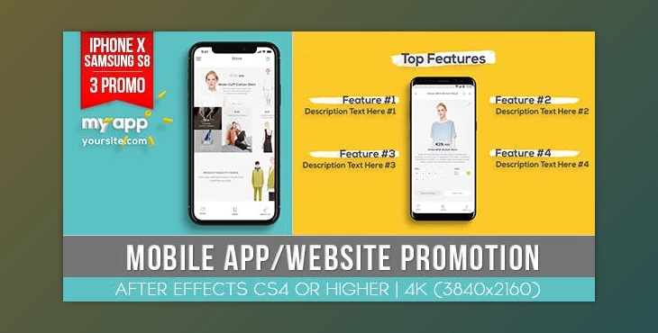 Download Mobile App Website Promotion (Videohive 20772517) - AE Project