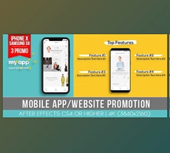 Download Mobile App Website Promotion (Videohive 20772517) - AE Project