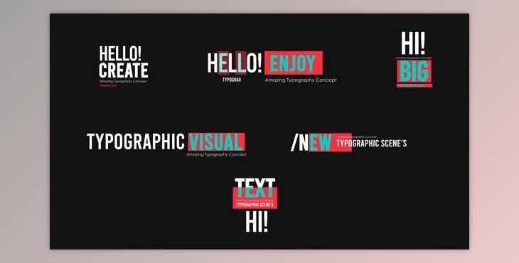 Download Motion Typography (Videohive 50930448) - AE Project