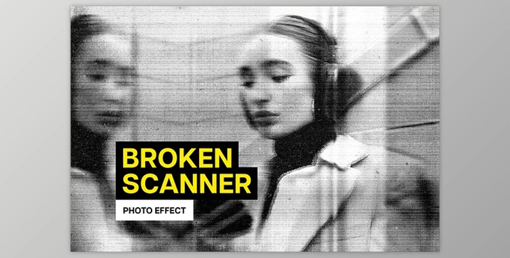 Download Retro Xerox Copy Photo Effect - 92198622