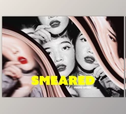 Download Liquid Smeared Photo Effect - 92197601