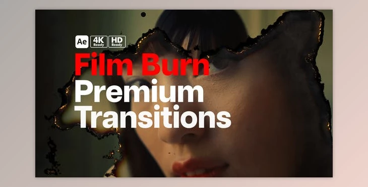 Download Premium Transitions Film Burn (Videohive 51555334) - AE Project