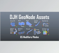 Download DJH GeoNodes library v10 (Blender 4.0)