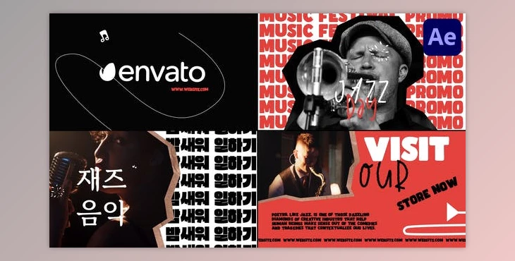 Download Jazz Promo for After Effects (Videohive 51495060) - AE Project