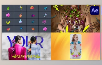 Download Plants <span class='badge badge-warning'>Pack</span> for After Effects (Videohive 51549542) - AE Project