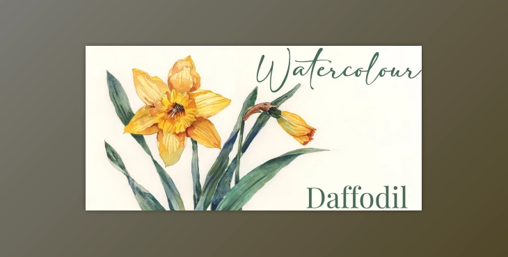 Download Vibrant Daffodils: An Easy Step-by-Step Guide to Painting Florals in Watercolor