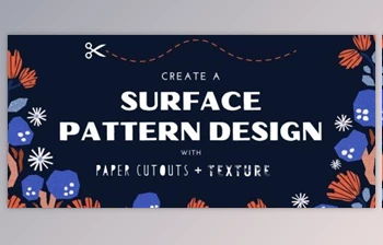 Download Surface Pattern <span class='badge badge-warning'>Design</span>: Make a Paper Cutout Pattern with <span class='badge badge-warning'>Textures</span> in Adobe Illustrator