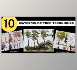 Download Watercolor Landscape Workshop; Tree Painting Techniques