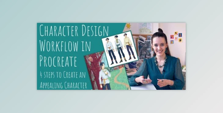 Download Character Design Workflow in Procreate: 4 steps to Create an Appealing Character Illustration