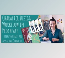 Download Character Design Workflow in Procreate: 4 steps to Create an Appealing Character Illustration