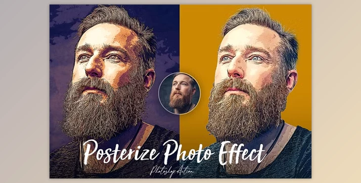 Download Posterize Photo Effect Action - 91950241