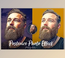 Download Posterize Photo Effect Action - 91950241