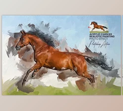 Download Acrylic Canvas Realistic Painting - 91933694