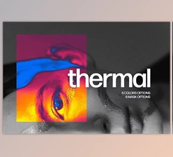Download Thermal Mask Photoshop Effect - 92197482