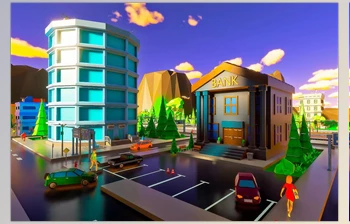 Download Unity Asset - City Low Poly <span class='badge badge-warning'>Style</span> v1.0