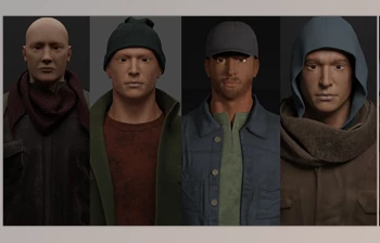 Download Unreal Engine - Survivor Characters <span class='badge badge-warning'>Pack</span>