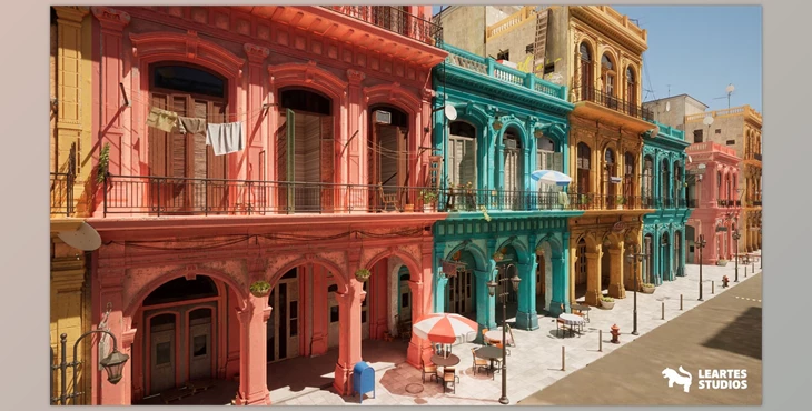 Download Unreal Engine - Havana Street Environment + ULAT v5.0