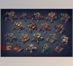Download Unity Asset - Mech Constructor: Spiders and Tanks v2.5