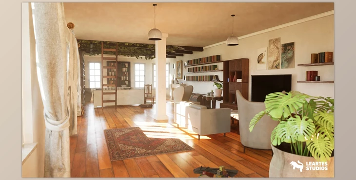 Download Unreal Engine - English Cottage Interior + ULAT v5.3