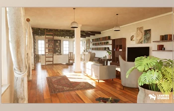 Download Unreal Engine - English <span class='badge badge-warning'>Cottage</span> Interior + ULAT v5.3