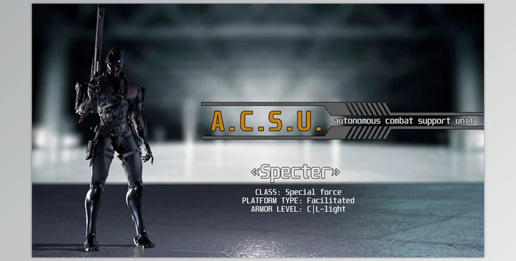 Download Unreal Engine - A.C.S.U. Specter v5.0