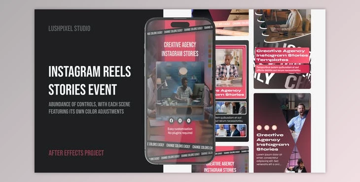 Download Instagram Vertical Reel (Videohive 51605032) - AE Project