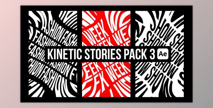 Download Kinetic Stories Pack 3 (Videohive 51626335) - AE Project