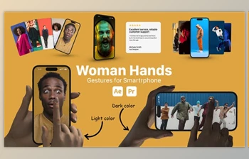 Download Woman <span class='badge badge-warning'>Hand</span> Gestures for Smartphones (Videohive 51625998) - AE Project