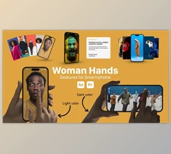 Download Woman Hand Gestures for Smartphones (Videohive 51625998) - AE Project