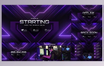 Download Stream Gaming <span class='badge badge-warning'>Pack</span> (Videohive 51621401) - AE Project