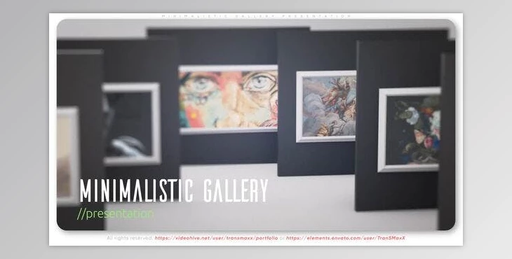 Download Minimalistic Gallery Presentation (Videohive 51609587) - AE Project