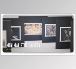 Download Minimalistic Gallery Presentation (Videohive 51609587) - AE Project