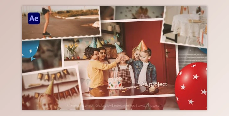 Download Happy Birthday Gallery (Videohive 51637303) - AE Project