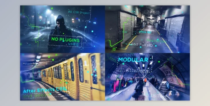 Download Technology Paralax Slideshow (Videohive 19735757) - AE Project