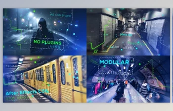 Download Technology <span class='badge badge-warning'>Paralax</span> Slideshow (Videohive 19735757) - AE Project