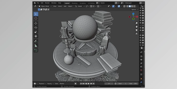 Download CGFastrack – Modeling Fundamentals in Blender (4.0)