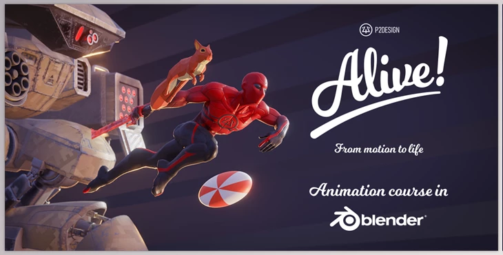 Download Blender Market – Alive! Animation Course In Blender