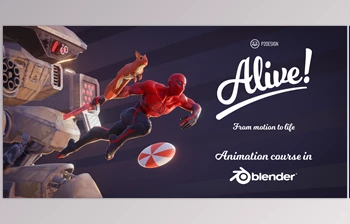 Download Blender Market – Alive! <span class='badge badge-warning'>Animation</span> Course In Blender