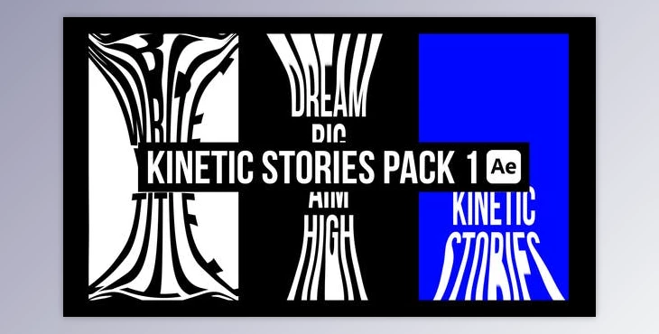 Download Kinetic Stories Pack 1 (Videohive 51626102) - AE Project