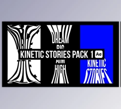 Download Kinetic Stories Pack 1 (Videohive 51626102) - AE Project