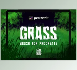 Download Dansdesign Grass Procreate Brush