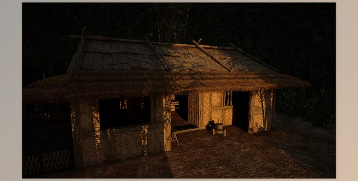 Download Unreal engine - Chinese Medieval Country side Farmer House v5.0