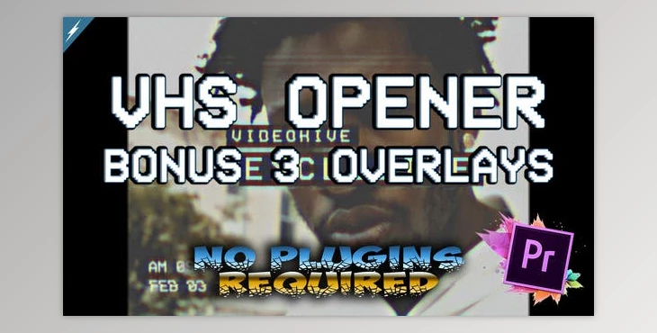 Download VHS Opener (Videohive 23853864) - PR Project