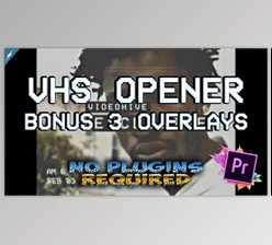 Download VHS Opener (Videohive 23853864) - PR Project